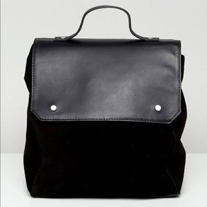 ASOS Suede Backpack Purse
